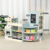 Children's coffee machine simulates supermarket shopping vending machine wooden simulation checkout cashier play house toy