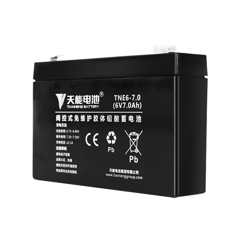 天能6V12安童车电动玩具车蓄电池四轮遥控车6伏10ah电瓶3FM10/20H - 图2