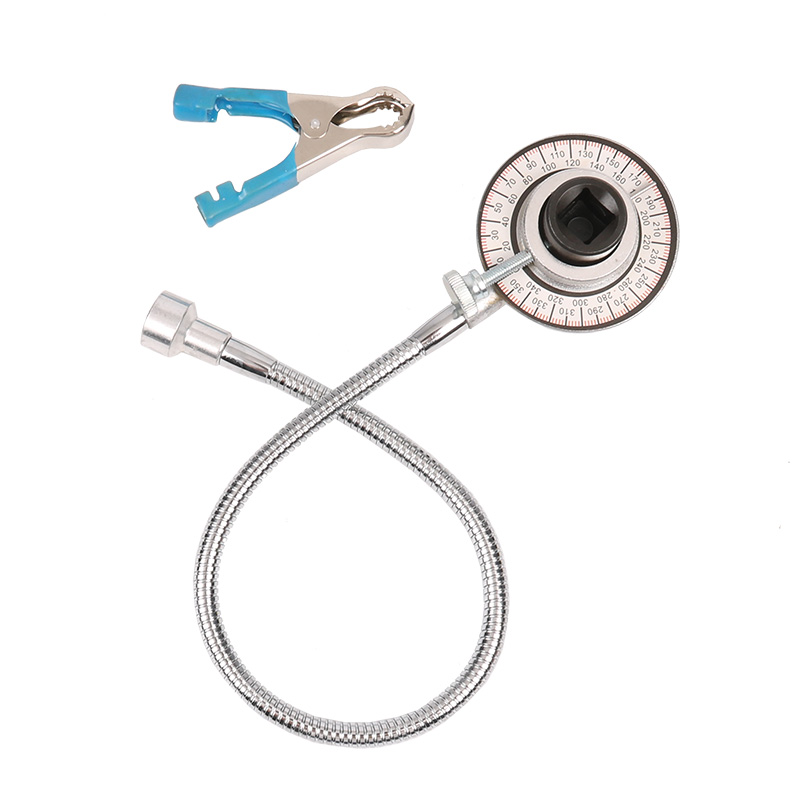 磁性1/2扭力角度规扭矩分度器角度规扭力刻度尺转角仪指针式表盘 - 图3