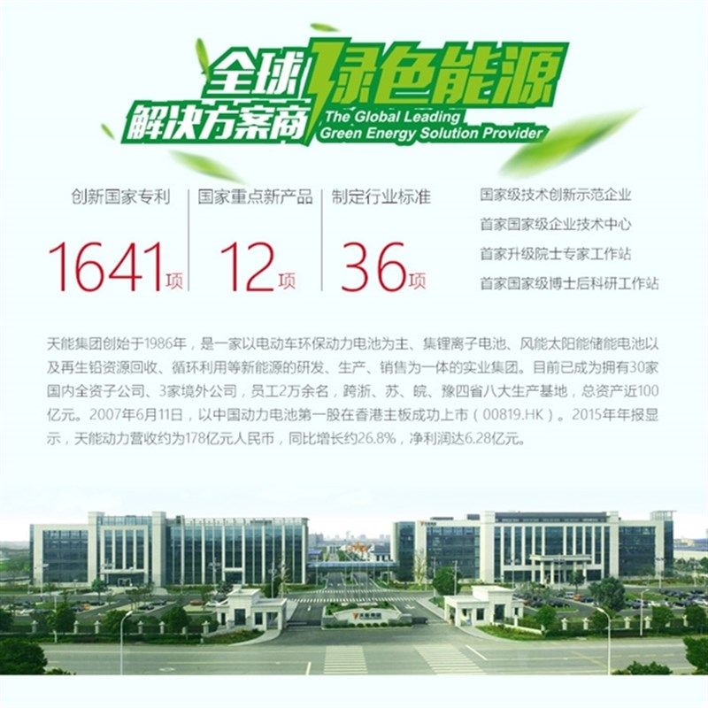 天能6V12安童车电动玩具车蓄电池四轮遥控车6伏10ah电瓶3FM10/20H - 图0