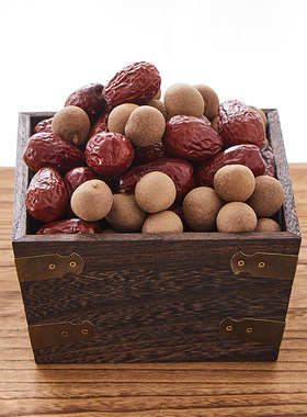 家用实木招财日进斗金米斗粗陶客厅摆件开张礼品升子斗四方艺术品