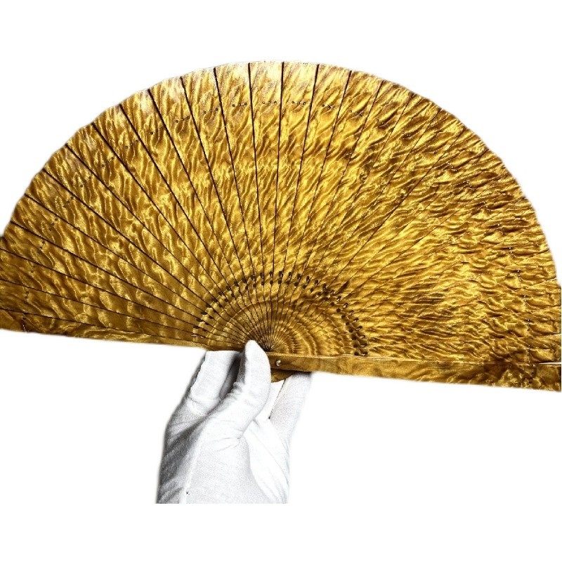 正宗四川金丝楠木小叶桢楠阴沉乌木苏扇满水波实木扇子工艺品摆件,淘宝优惠券,粉丝福利购,淘宝优惠卷