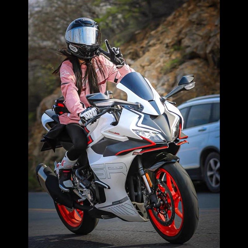 适用春风450SR 前风挡改装配件玻璃导流罩黑色镜片板新款竞技挡风 - 图0