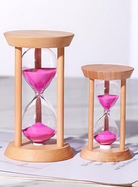 5一60分钟沙漏计时器六45三40二30四20十15五10半小时防摔幼儿园
