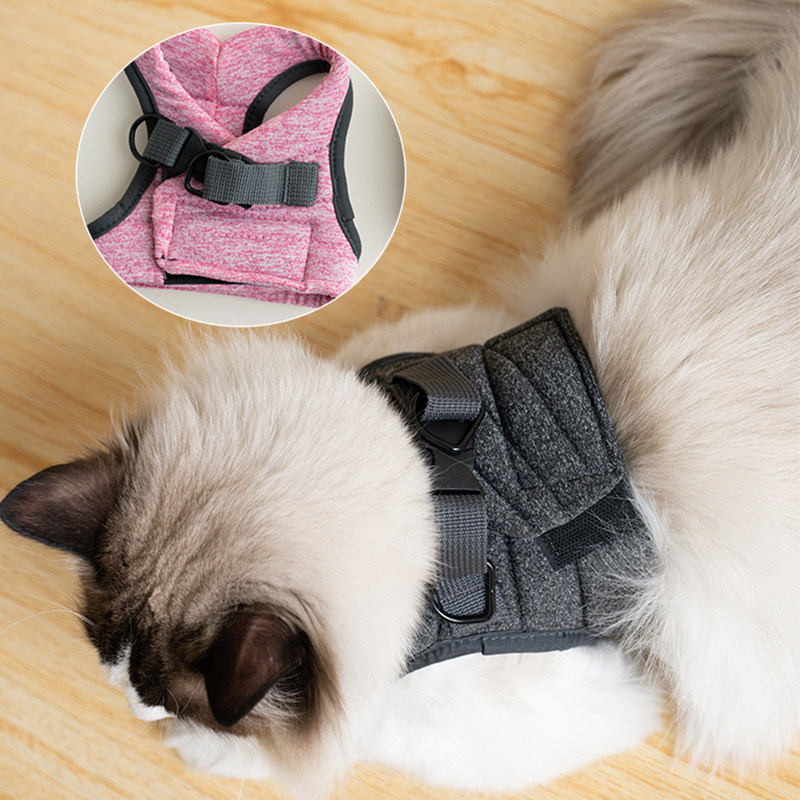 贝哈可猫咪牵引绳透气超轻一体式设计可机洗溜猫绳猫抱婴袋牵引绳,淘宝优惠券,粉丝福利购,淘宝优惠卷