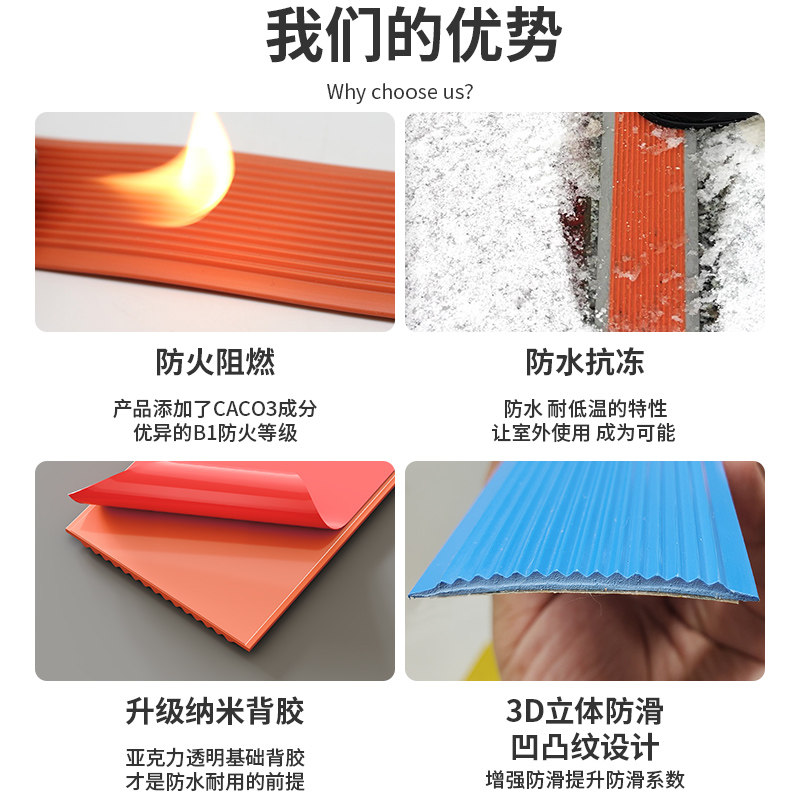 防滑贴片地面封边耐磨压条地板压边家用pvc地砖楼梯台阶贴收边条,淘宝优惠券,粉丝福利购,淘宝优惠卷