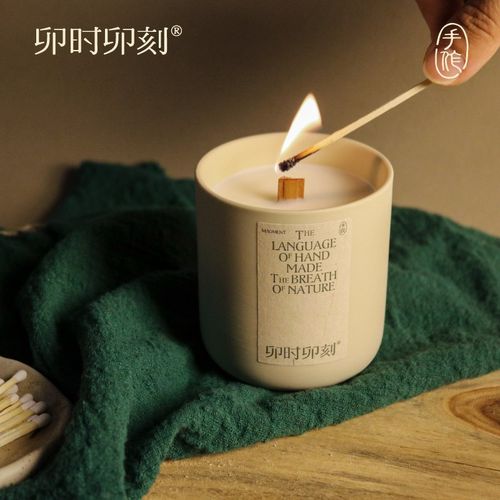卯时卯刻纯手工香薰蜡烛礼盒卧室氛围感安神助眠送女生闺蜜 - 图0