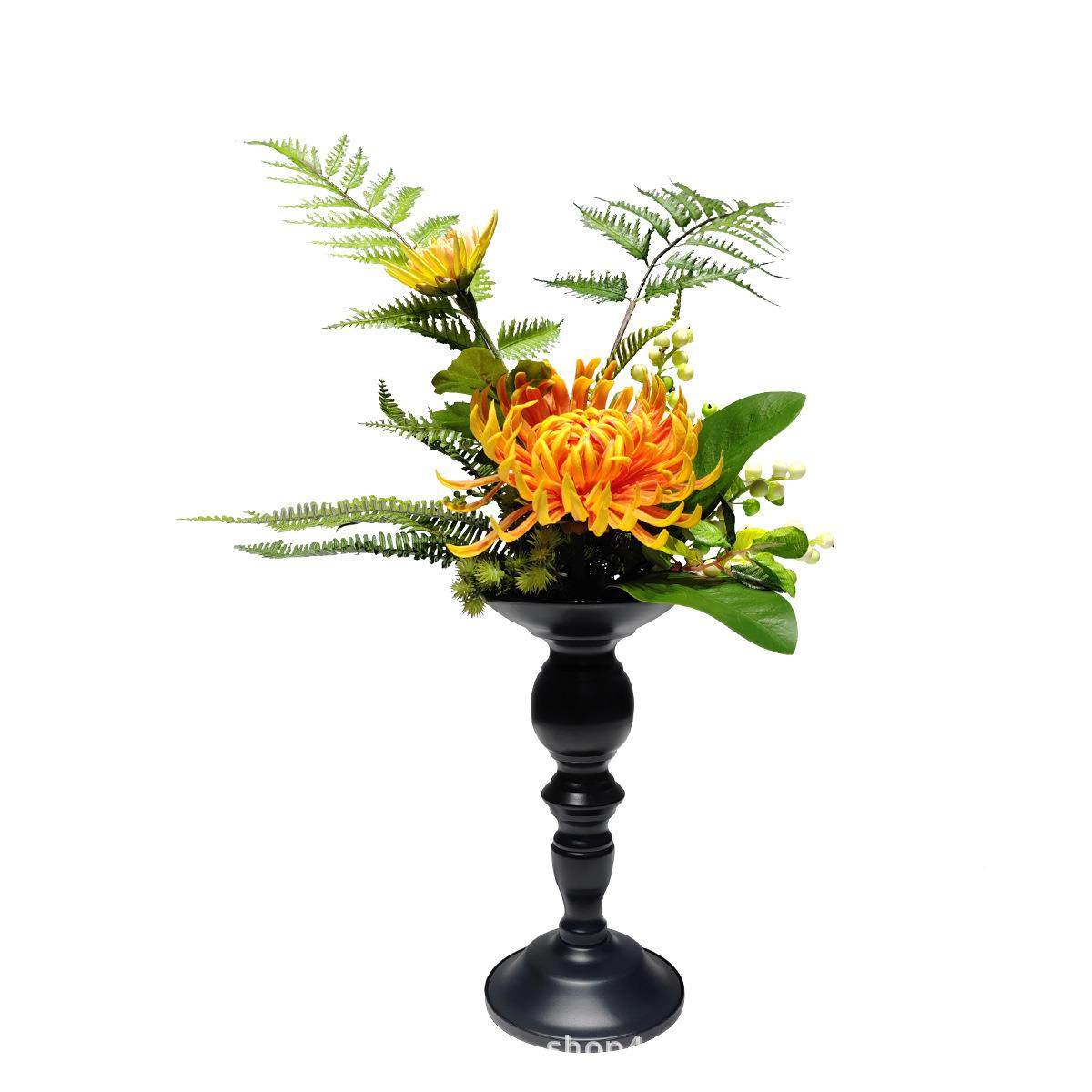 新中式仿真花艺客厅客桌面绿植假花盆样板房几1242厅餐桌装景茶饰,淘宝优惠券,粉丝福利购,淘宝优惠卷