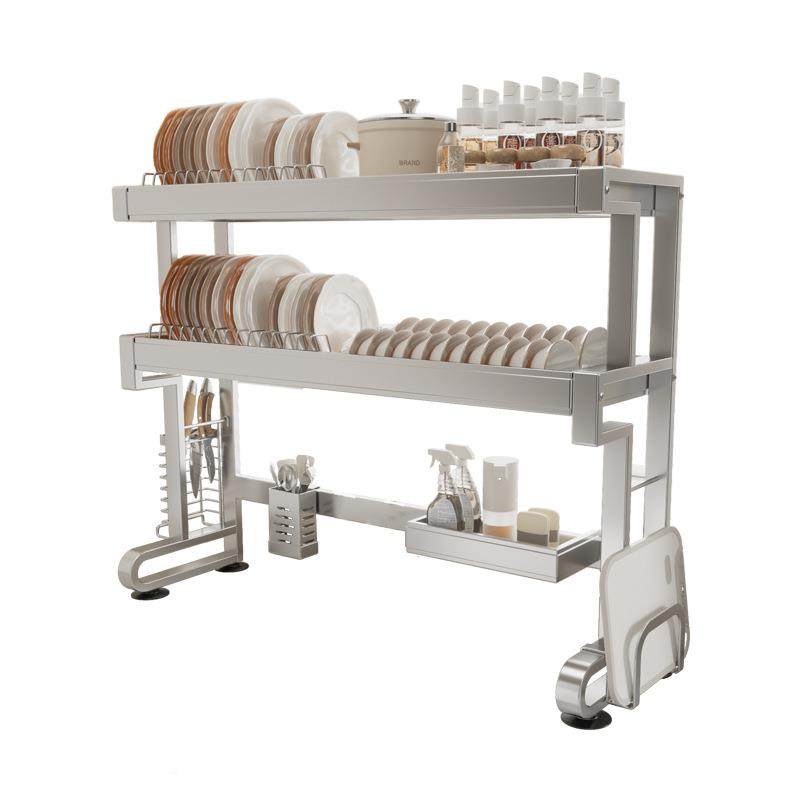 厨房多收水架槽置物架304不锈钢碗碟架台面家用功能纳沥水MC-DQ-6,淘宝优惠券,粉丝福利购,淘宝优惠卷