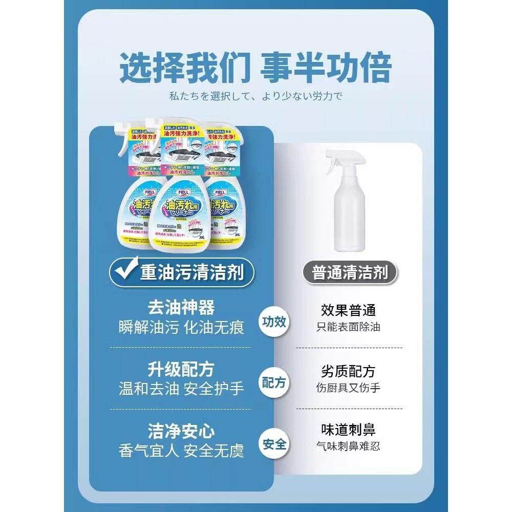 【日本进口原料】厨房油污清洁剂/油烟机/灶台/瓷砖/重油一喷即净,淘宝优惠券,粉丝福利购,淘宝优惠卷
