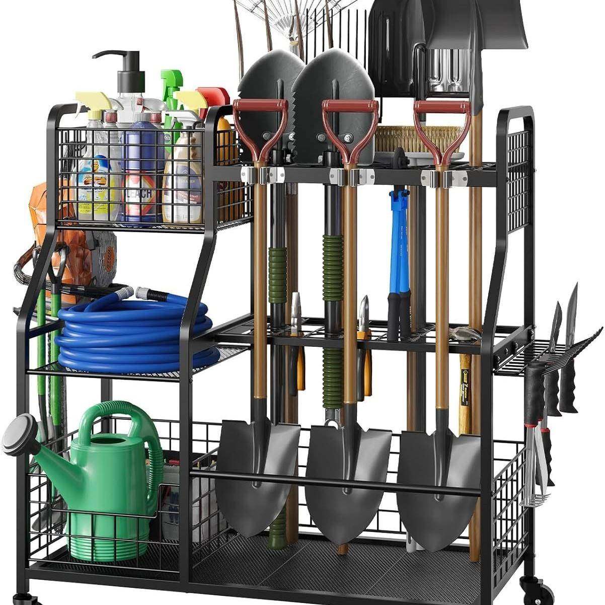 园具整理，大450工庭院工具整理器和储物架器、实用花园工具花架,淘宝优惠券,粉丝福利购,淘宝优惠卷