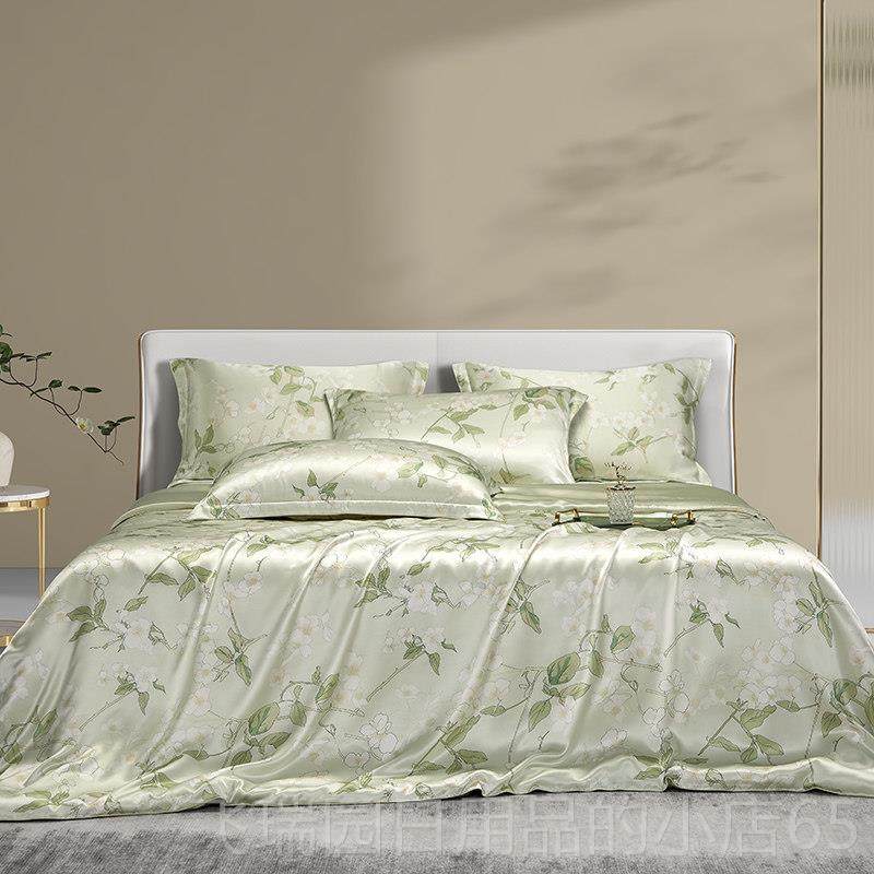 正品真水人家00枕%真丝四件套家纺床用品桑蚕丝套被套套真1上丝套,淘宝优惠券,粉丝福利购,淘宝优惠卷