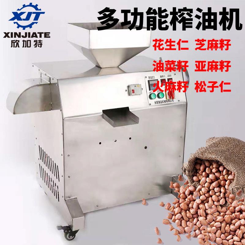 直销锈钢籽商榨油机真用空不油过滤机亚麻籽花生菜NNI芝油榨机 - 图0