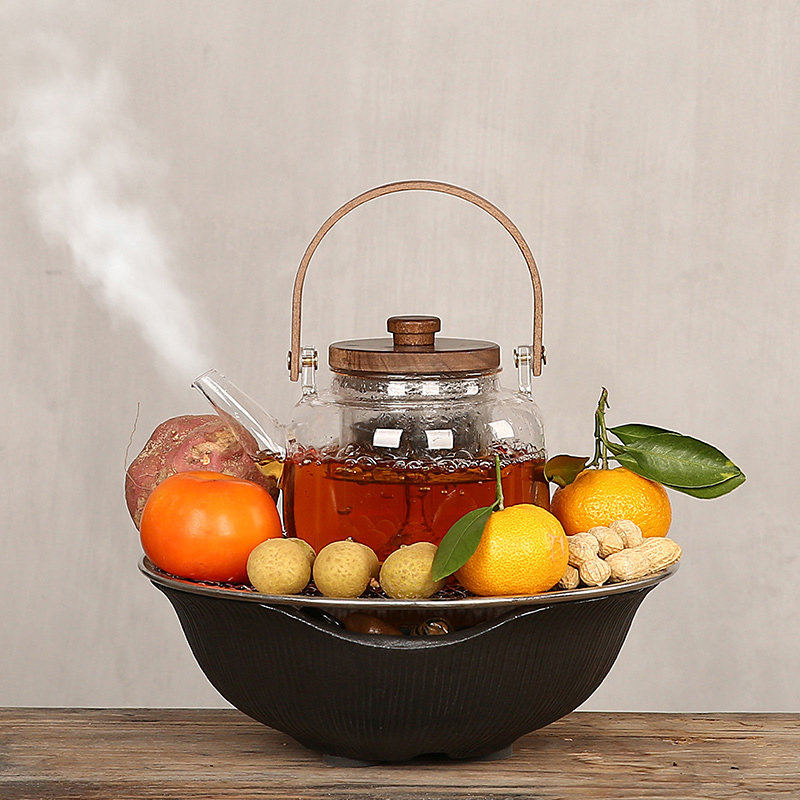 罐罐围炉煮茶家用室内煮茶壶陶壶煮茶炭炉烤茶单壶茶煮器茶具配件,淘宝优惠券,粉丝福利购,淘宝优惠卷