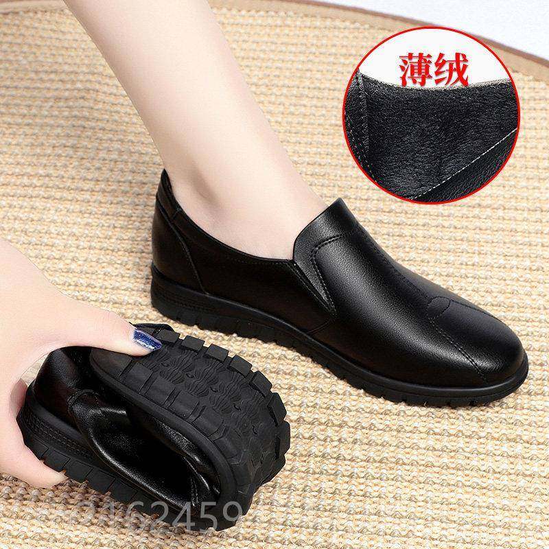 高档妈妈软底女舒妈适鞋真皮季中年鞋子平底单秋鞋中老年老皮鞋休,淘宝优惠券,粉丝福利购,淘宝优惠卷