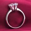 IGI cultivated diamond pt950 platinum classic six-claw diamond ring 1 carat diamond ring as a wedding gift for your girlfriend