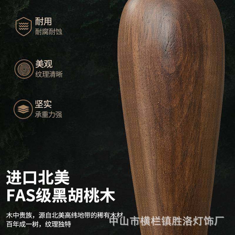 全铜美中古复式古客厅吊灯古法铜北美黑胡桃木AS098新式中式护眼,淘宝优惠券,粉丝福利购,淘宝优惠卷