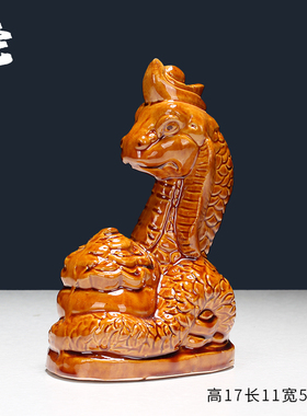 新款陶瓷十二生肖摆件鼠牛虎兔龙蛇马羊猴鸡狗猪客厅招财家居摆设