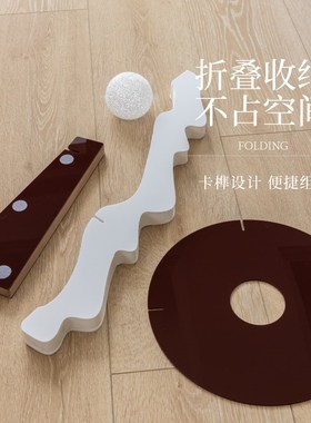 十八纸圣诞树折叠发光商场节庆装饰桌面客厅摆件家居饰品橱窗道具