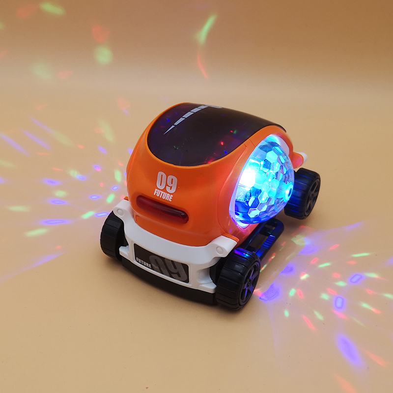 儿童电动玩具小汽车万向轮灯光音乐男女孩1-2-3岁宝宝卡通玩具车 - 图0