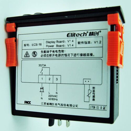 精创ECS-16/10/42/50/100智能高精度家用数显温控器制冷设备冷藏 - 图0