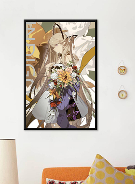明日方舟数字油画diy油彩画手工定制手绘填充涂色颜料丙烯装饰画