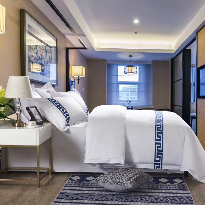 酒店宾馆床品套件民宿套件批F印花被套贡缎印花多件套,淘宝优惠券,粉丝福利购,淘宝优惠卷