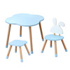 Children's table and chair set for reading, kindergarten, doll's home, eating, home early education learning table, baby cartoon small table