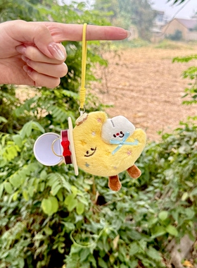 【原创】月亮兔戒指盒情人节挂绳戒指盒戒指可爱玩偶摆件首饰盒