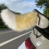 Voice controlled car electric tail prop car tail decoration electric fox plush small tail electric car tail