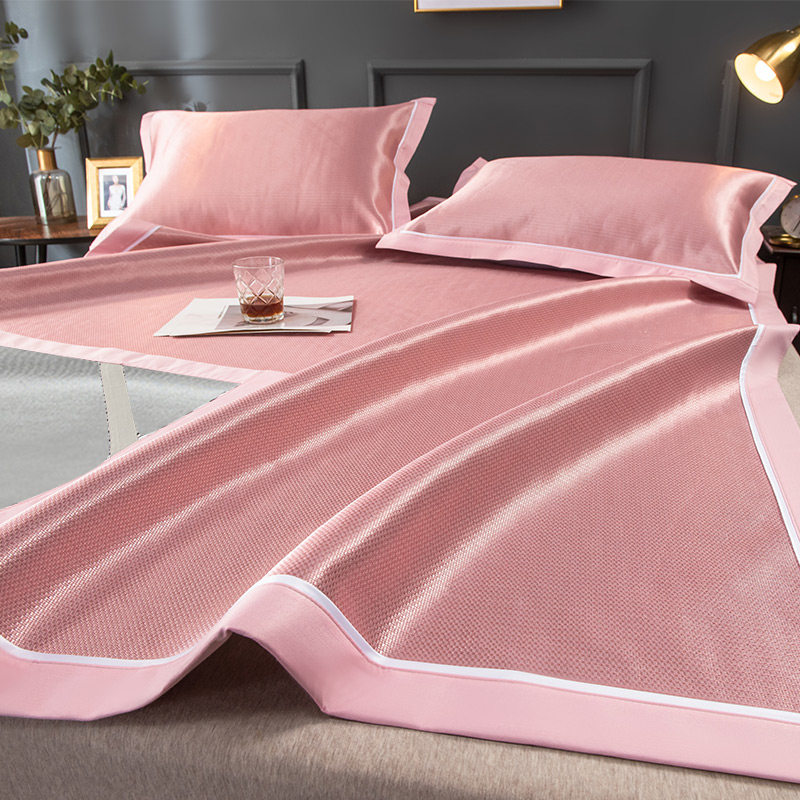 1200d夏季冰丝凉席三件套可水洗软席子空凋1.8床笠款裸睡凉感家用,淘宝优惠券,粉丝福利购,淘宝优惠卷