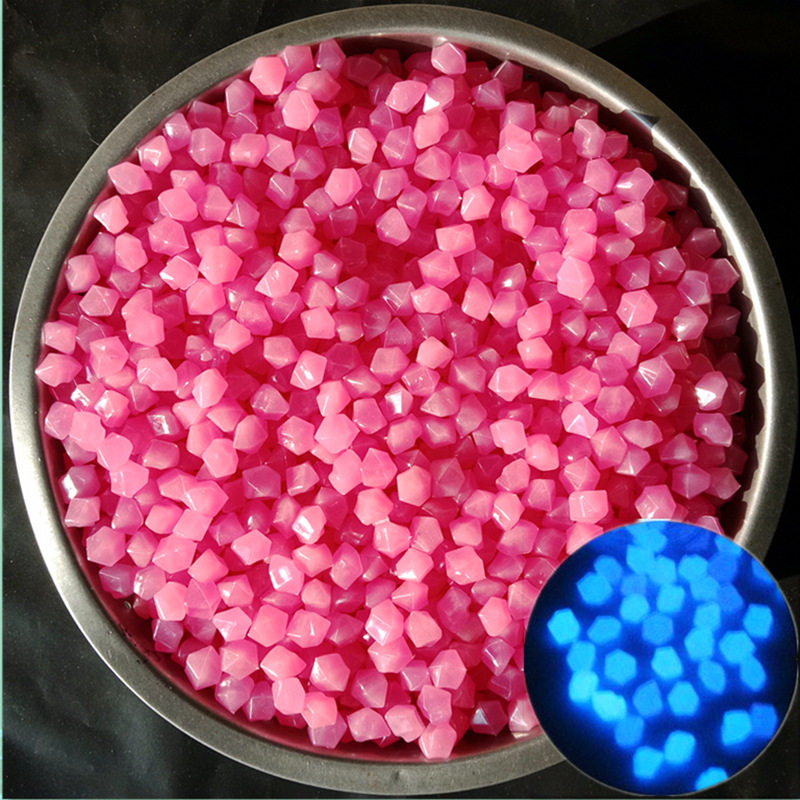 七彩夜光石鱼缸造景装饰小摆件石头碎子铺底夜间发光桌面创意树脂,淘宝优惠券,粉丝福利购,淘宝优惠卷