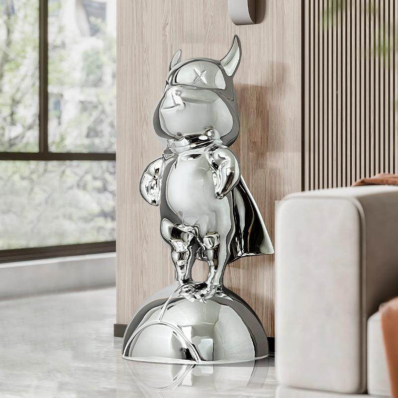 牛气冲树天CKI脂塑客厅家术居装饰酒店大堂艺品落地大摆件现代雕,淘宝优惠券,粉丝福利购,淘宝优惠卷