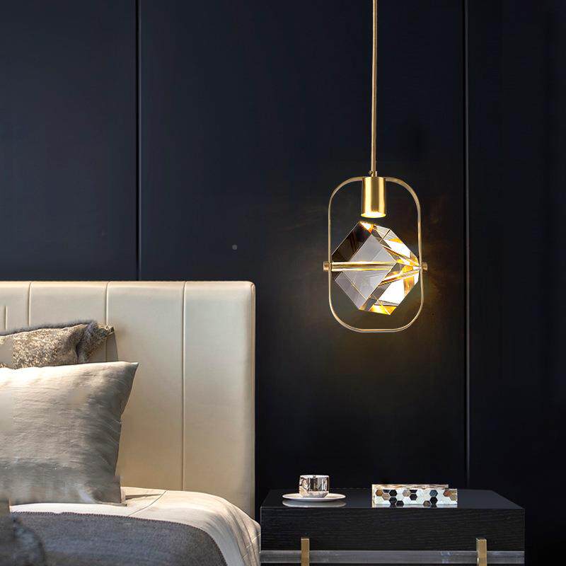 现代简约室卧床ZD205设头水晶小吊灯客房楼餐桌餐厅橱窗计师轻奢 - 图0