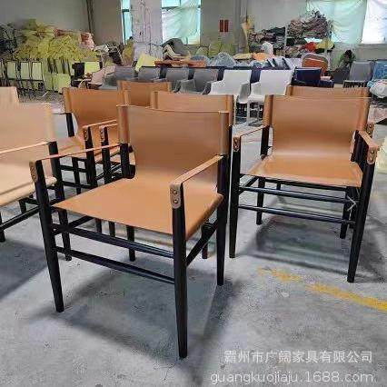 意舒式师约轻奢家用酒店适马鞍TXT皮碳素钢椅设计样简板间扶手椅,淘宝优惠券,粉丝福利购,淘宝优惠卷