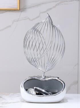 时来运摆转现代玄关客厅奢酒柜电视柜23003+23装饰件气简约轻高端