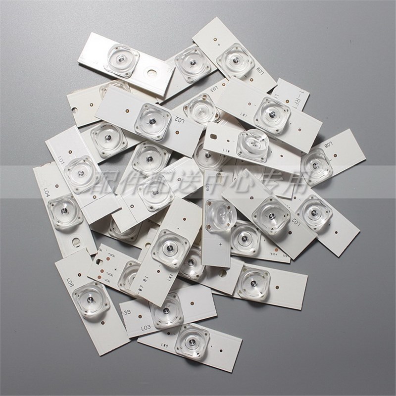 100*3V concave lens universal LCD TV modified LED lamp beads 32-65 inch backlight strip particles