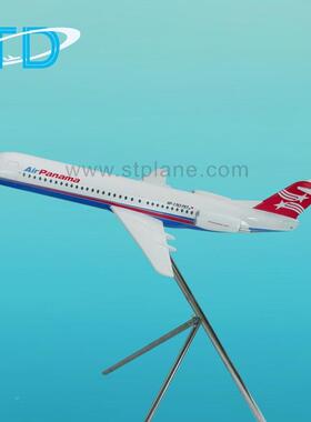 巴ACX拿马航空Fokker100福克100100cm仿大型树脂真飞机模型