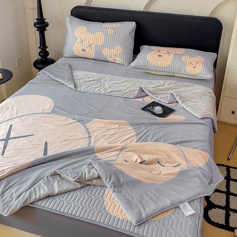 学生宿舍乳胶凉席床垫单人床寝室通专用冰丝凉感夏被三件套可水洗,淘宝优惠券,粉丝福利购,淘宝优惠卷