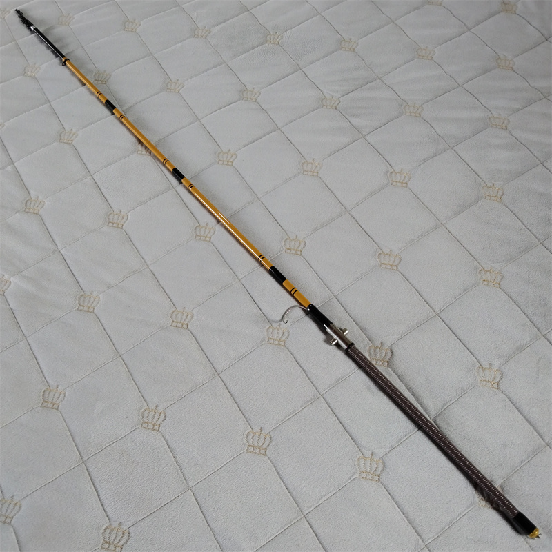 盘车溪流竿冲钓杆3.6米超轻37调碳素长节鲫鱼钓竿全包式陶瓷导环 - 图3