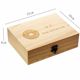 Adjustable silver coin collection box with inner pad, ancient coin silver dollar, 30 Yuan Datou coins, coin protection box, wooden box