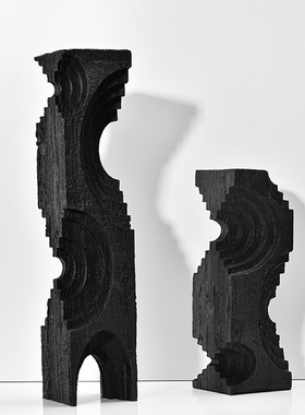 简约艺术家居饰品办公室玄关软装摆饰创意酒店房间桌面工艺品摆饰