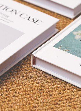 样板房简约家居装饰摆件硬壳精装彩色内页摄影拍照道具书本杂志