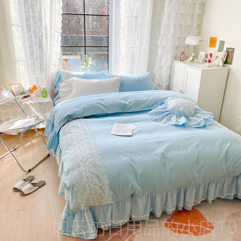 正品夏季韩国粉红少心女四件套10床棉被套纯棉蕾0丝床单公主风格,淘宝优惠券,粉丝福利购,淘宝优惠卷