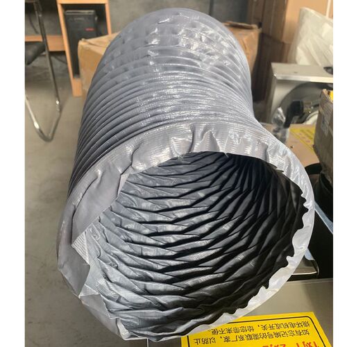 油烟机排烟管道160管道直径200管道可伸缩铝箔管道黑色加长款尼龙 - 图3