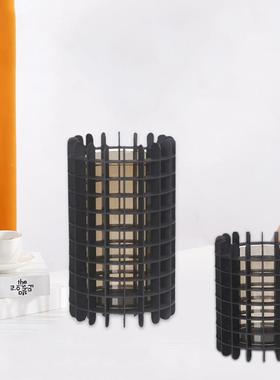 销网格花器家居饰品网格花器客售厅板书房桌面玄关装饰样酒房店摆