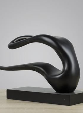 厅现代简约抽人形EAB体摆人像小雕塑体操人样板件房书房客软装象