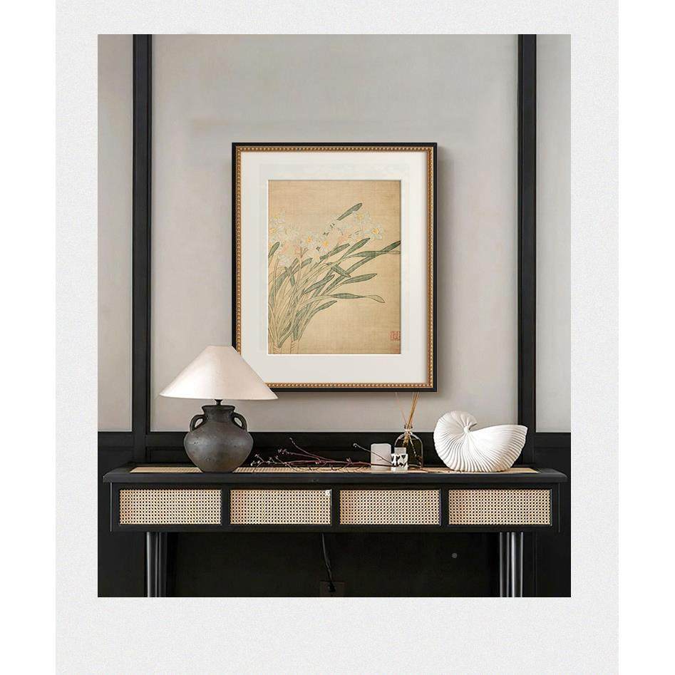 法式中国风复古客厅装饰卉新中式玄画柜关餐厅C-15卧室挂画古典花,淘宝优惠券,粉丝福利购,淘宝优惠卷