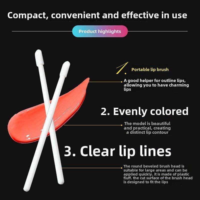 50包一次性唇刷蜂群口红刷唇彩刷唇彩刷迷你化妆刷便携式化妆工具,淘宝优惠券,粉丝福利购,淘宝优惠卷