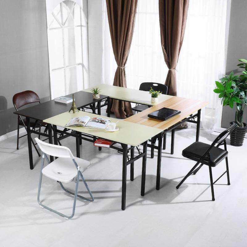 折叠桌子易捷学习电课桌办公脑NLQ培训餐饮商用桌摆摊简长方形桌